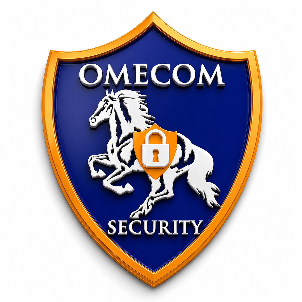 Omecom 3D logo White